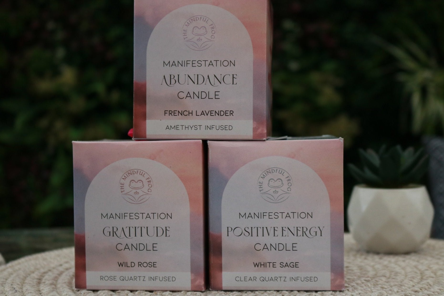Positive Energy Crystal Candle