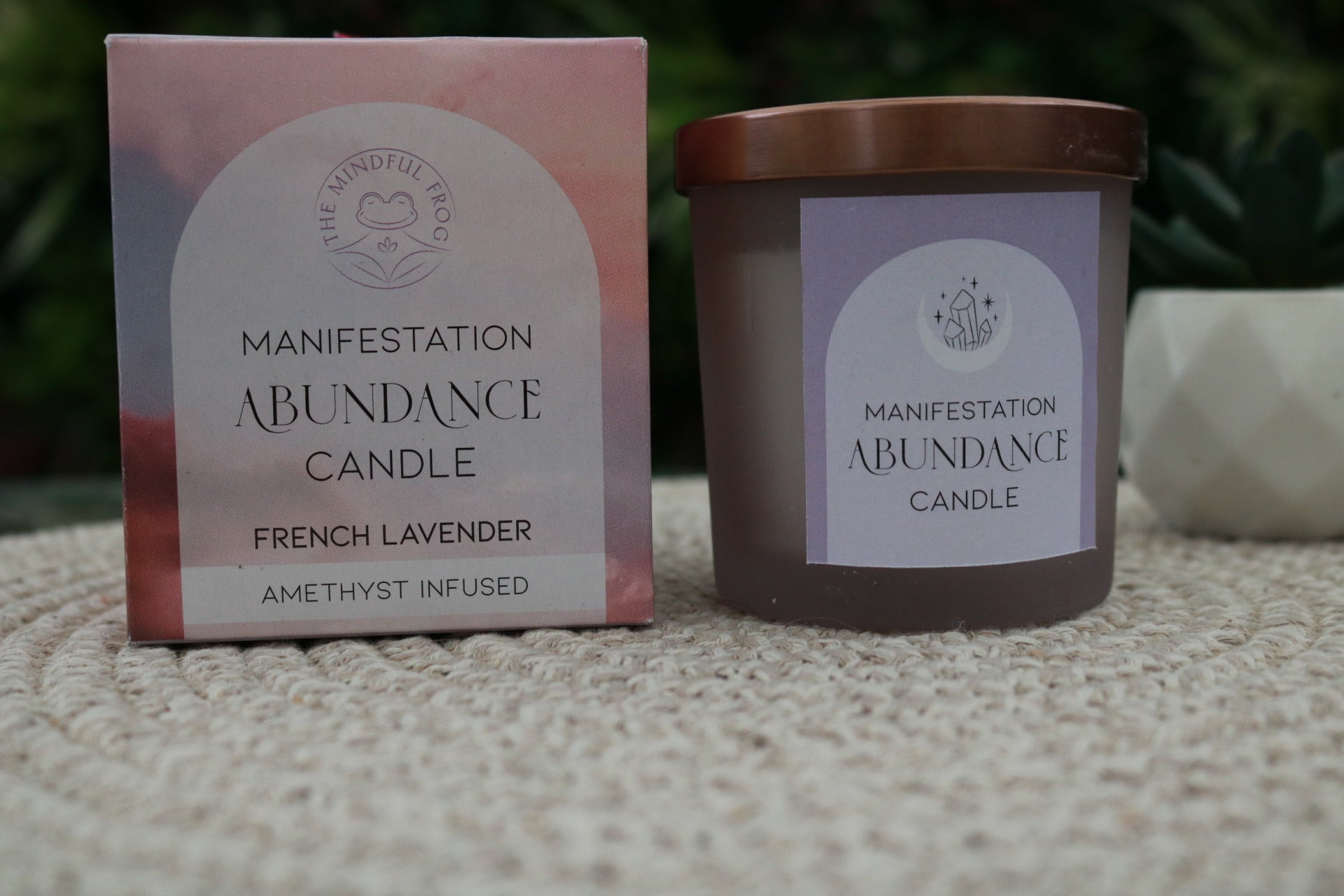 Abundance Crystal Candle