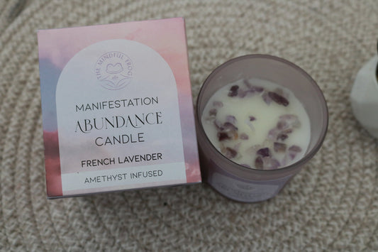 Abundance Crystal Candle