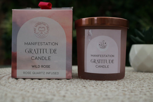 Gratitude Crystal Candle