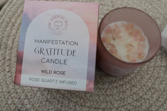 Gratitude Crystal Candle