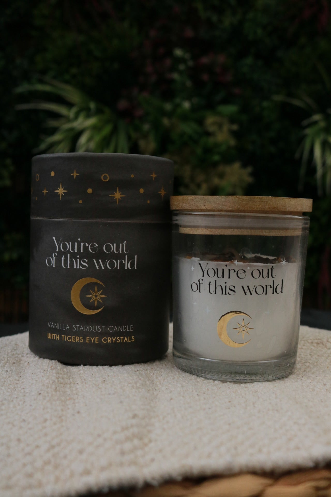 Vanilla Stardust Crystal Candle