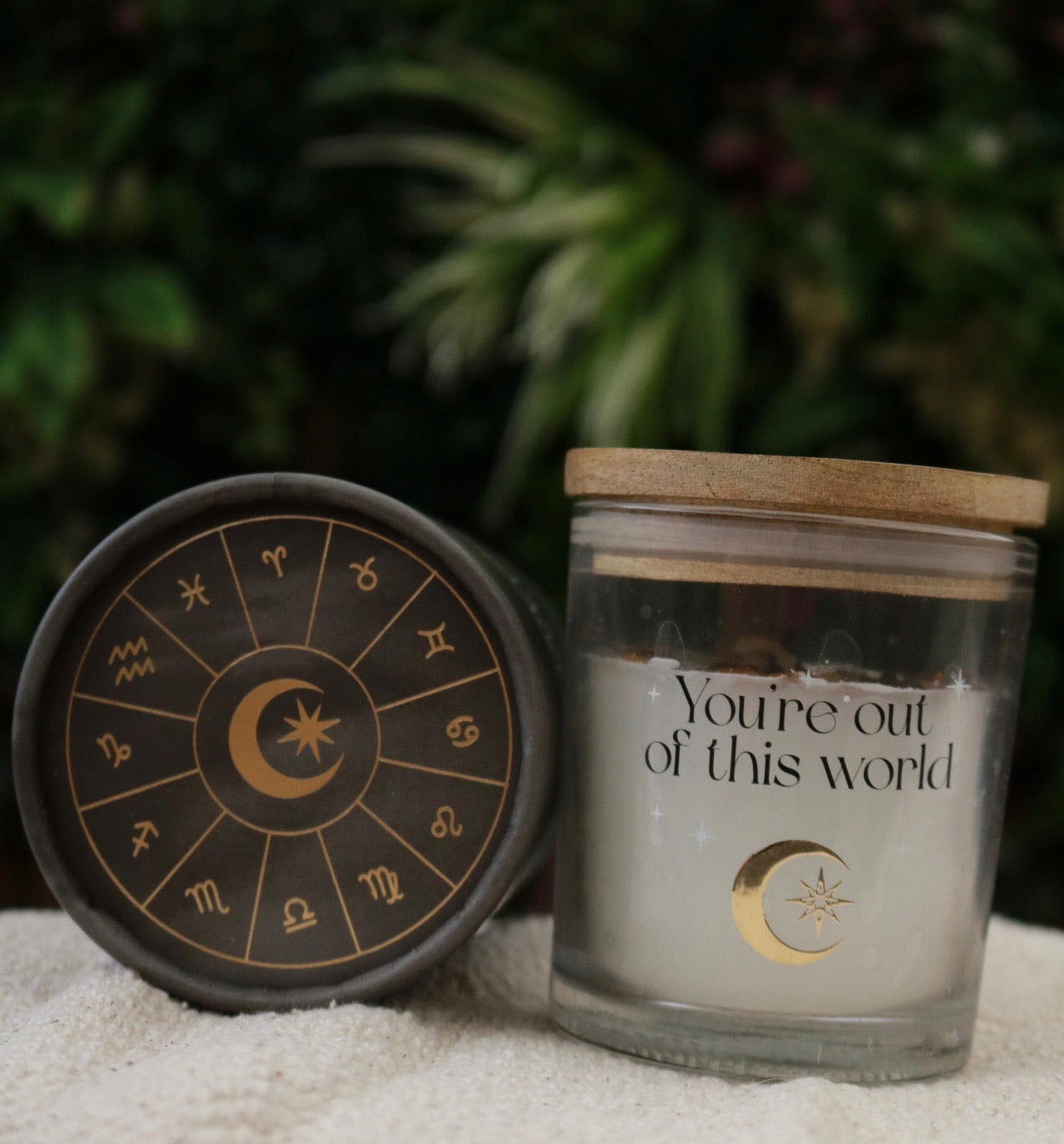 Vanilla Stardust Crystal Candle