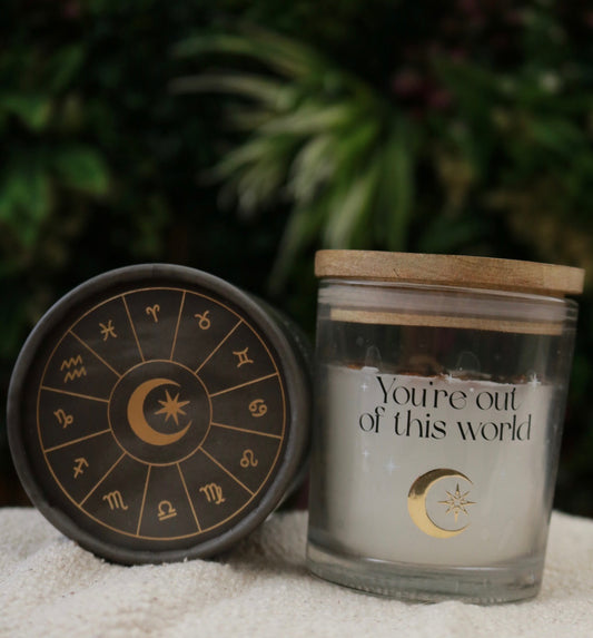 Vanilla Stardust Crystal Candle