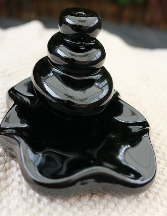 Large Pebbles Backflow Incense Burner