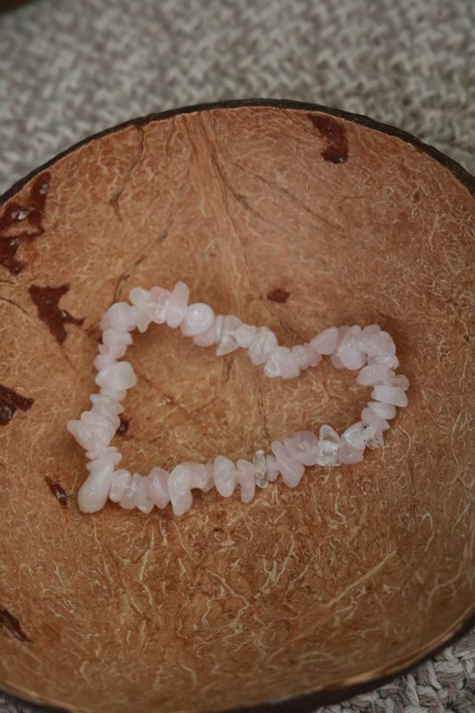 Rose Quartz Chipstone Bracelet