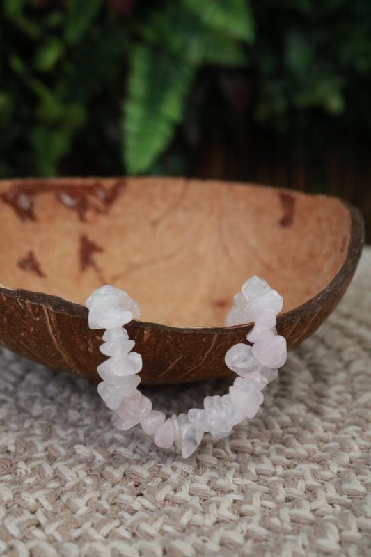 Rose Quartz Chipstone Bracelet