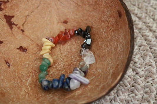 Chakra Balancing Chipstone Bracelet