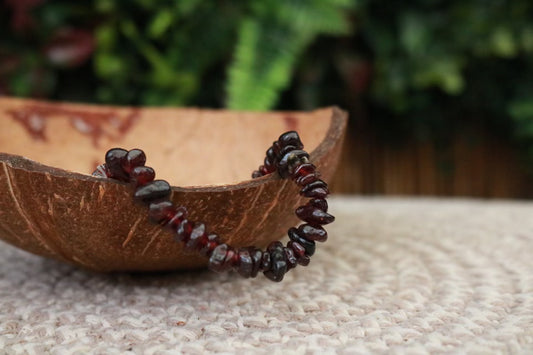 Blood Garnet Chipstone Bracelet