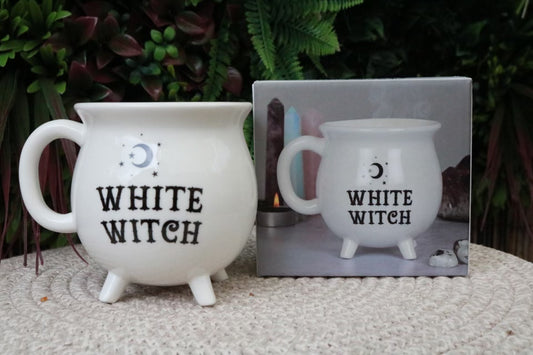 White Witch Cauldron Mug
