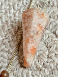 Load image into Gallery viewer, Sunstone Crystal Pendulum
