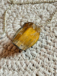 Load image into Gallery viewer, Tiger's Eye Crystal Pendulum
