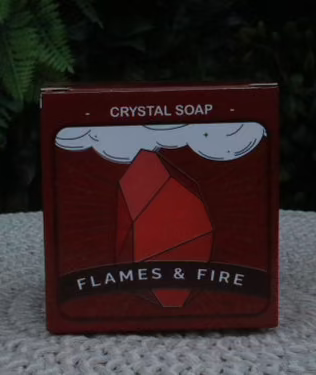 Fire Sign Crystal Elemental Soap