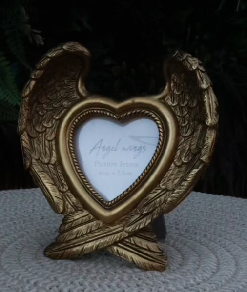 Gold Angel Wings Picture Frame