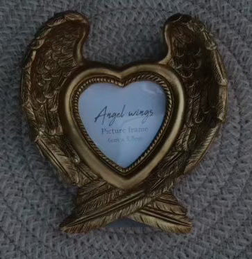 Gold Angel Wings Picture Frame