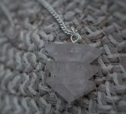 Rose Quartz Pyramid Pendulum