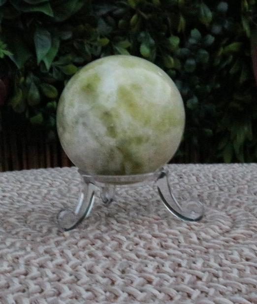 Serpentine Crystal Sphere