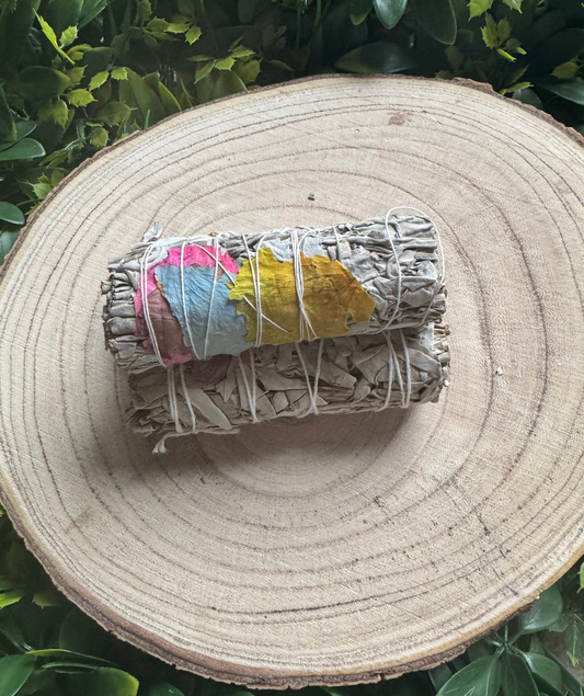 7 Chakra Sage Smudge Stick
