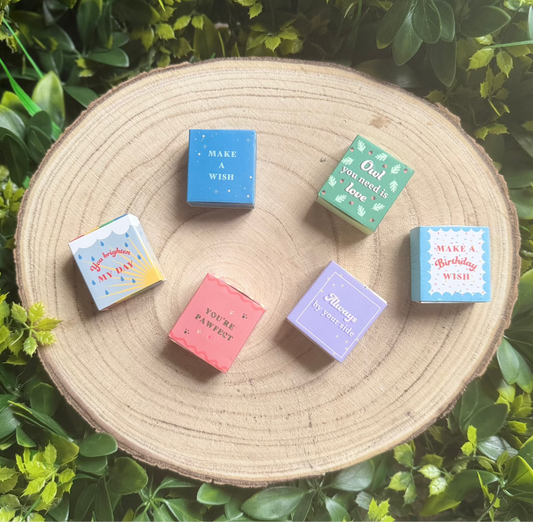 Tiny Matchbox Ceramic Angel Token