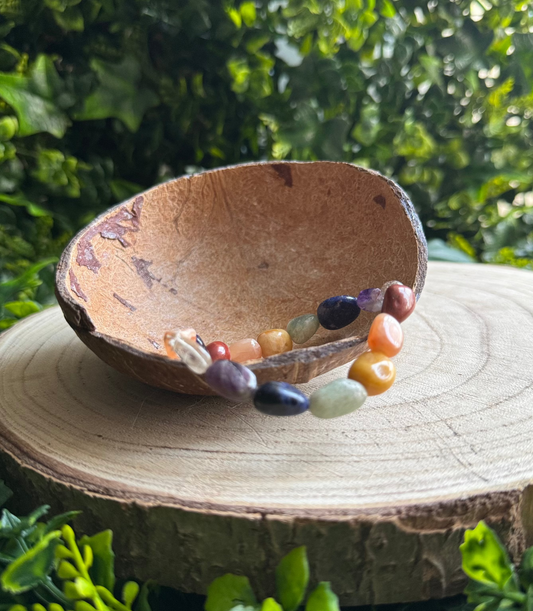 Tumble Crystal Chakra Bracelet