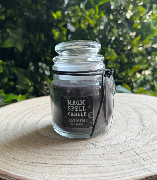 Opium 'Protection' Spell Candle Jar